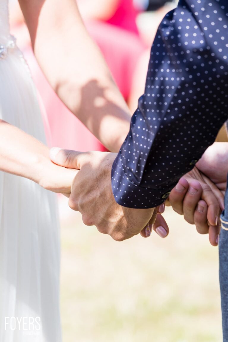 Holding hands