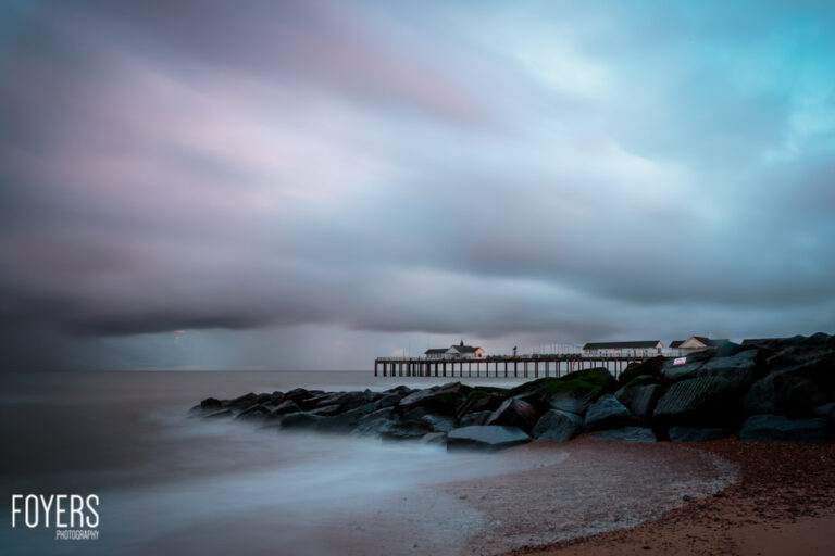 Southwold Pier at dusk