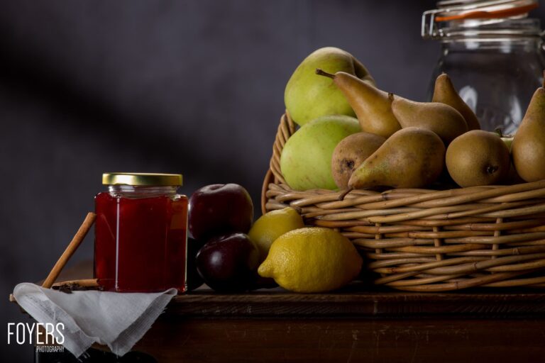 Apple, pear and plum jam