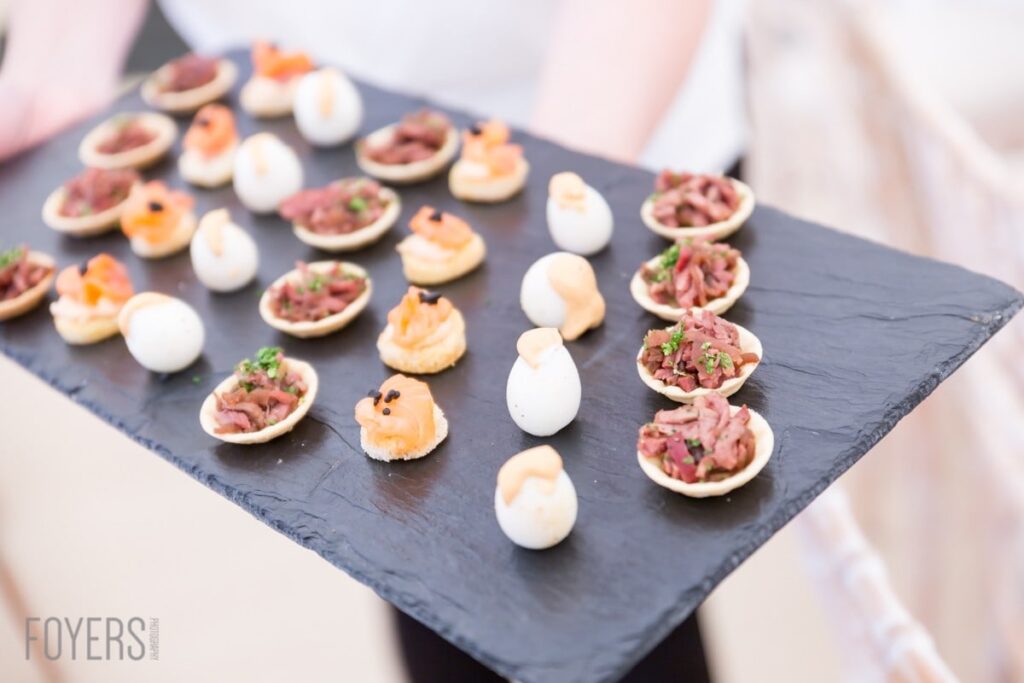 Catering was managed by Chris Coubrough's team from the Crown Hotel
