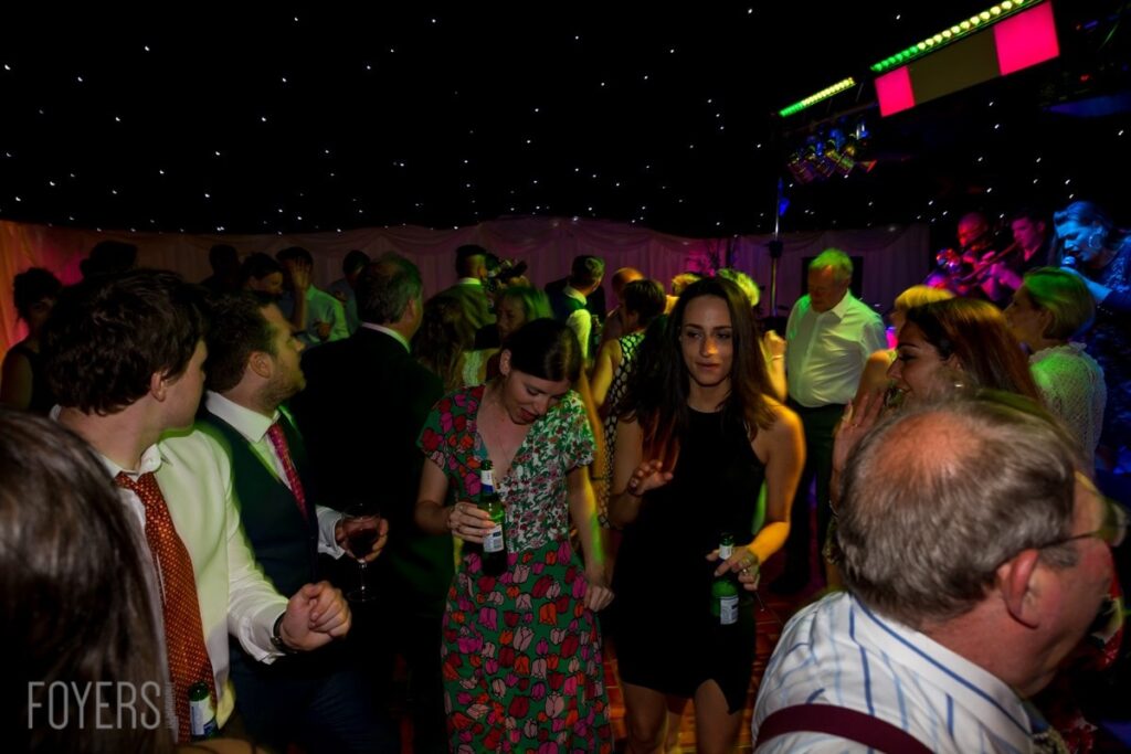 guest dancing to The brilliant Lee Vasey Band played throughout the night