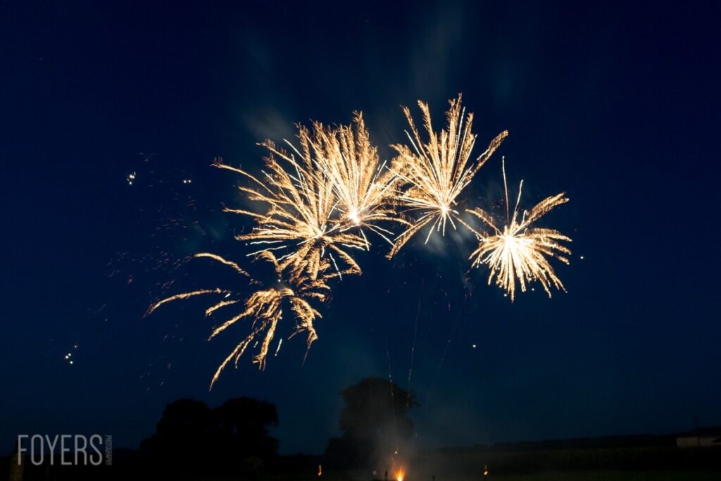 Wedding fireworks