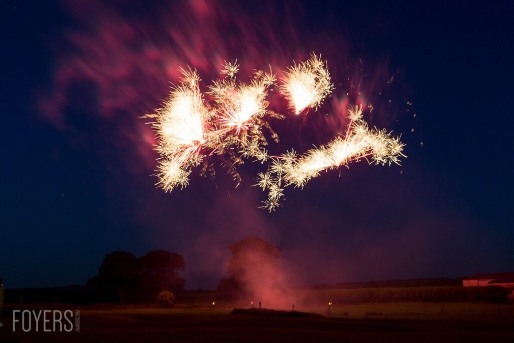 Wedding fireworks