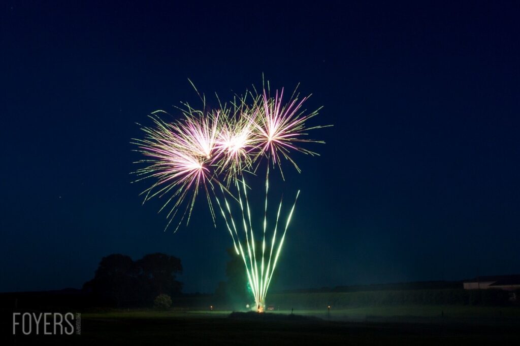 Wedding fireworks