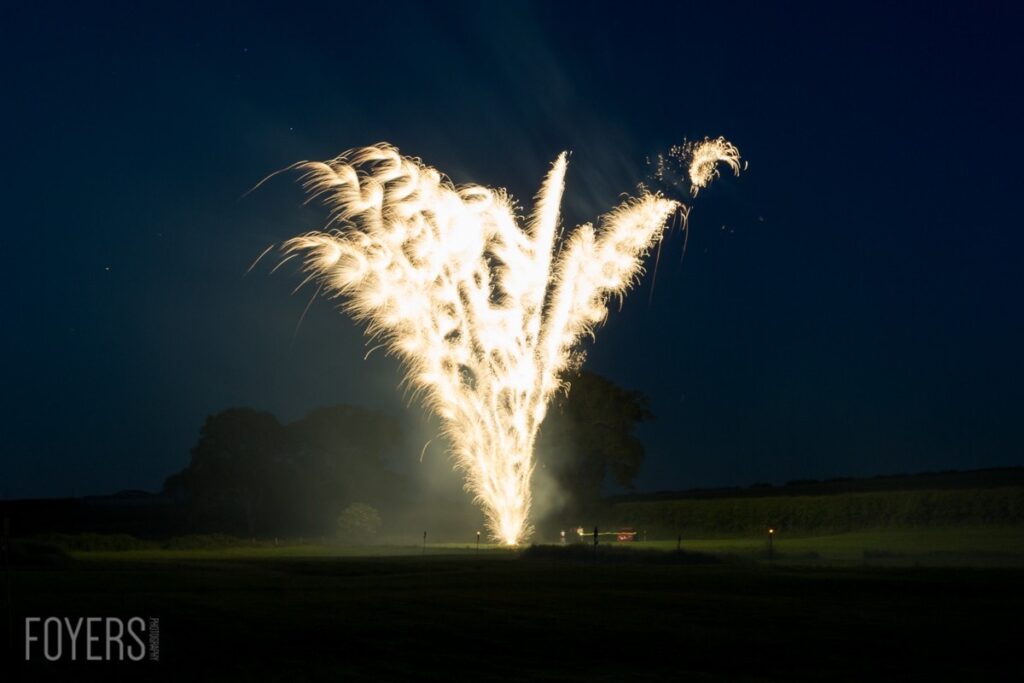 Wedding fireworks