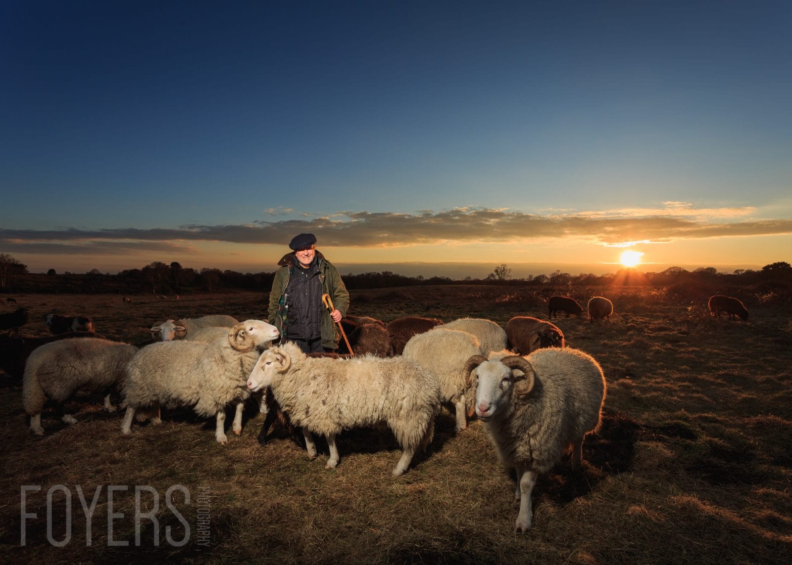 Portrait of a Shepherd on Snape Warren, Suffolk