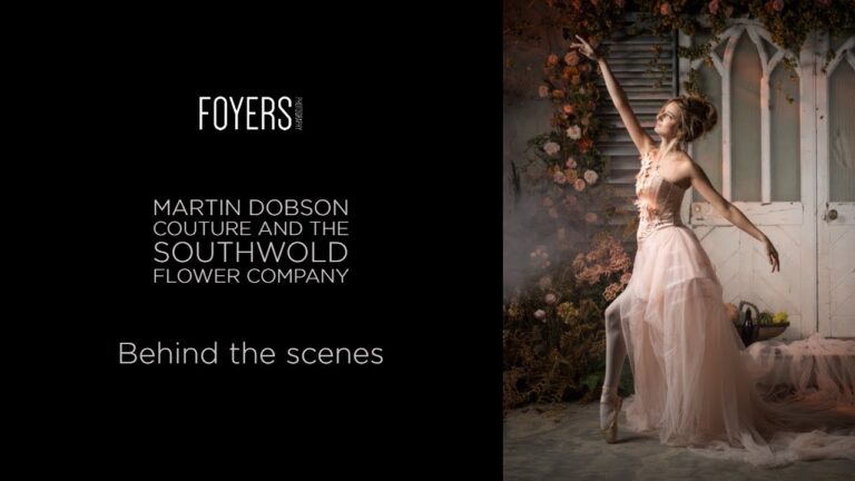 Behind the scenes – Martin Dobson Couture and the Southwold Flower Company