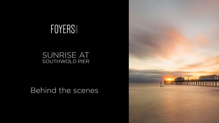 Behind the scenes – Sunrise at Southwold Pier