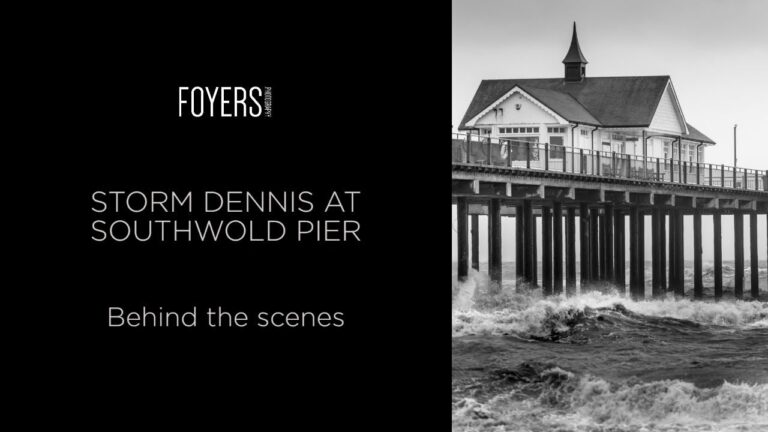 Behind the scenes – Storm Dennis at Southwold Pier