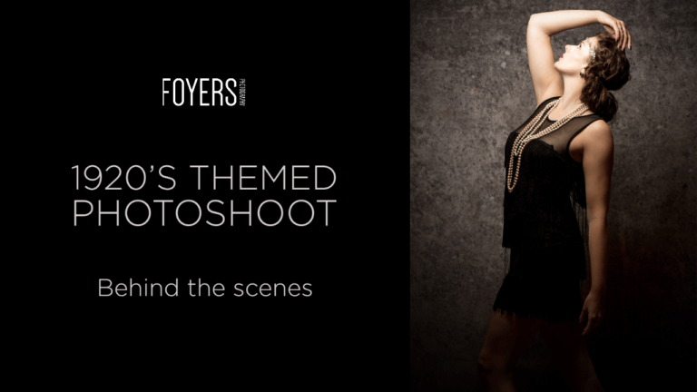 Behind the scenes – 1920’s themed photoshoot with Becky
