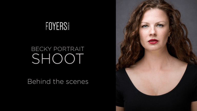 Behind the scenes –  Becky Portrait Shoot