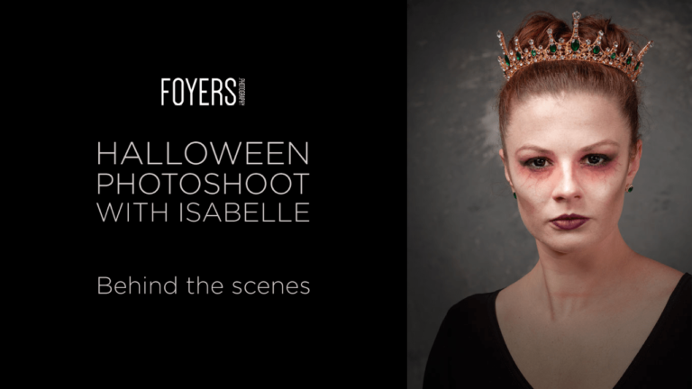 Behind the scenes – Halloween Photoshoot with Isabelle