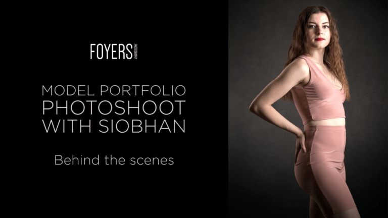 Behind the scenes – Model portfolio photoshoot with Siobhan