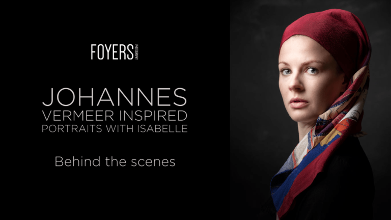 Behind the scenes – Johannes Vermeer inspired portraits with Isabelle