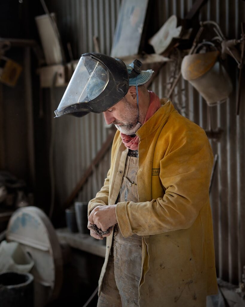 portrait of laurence edwards an amazing sculptor
