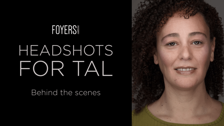 Behind the scenes – Headshots for Tal