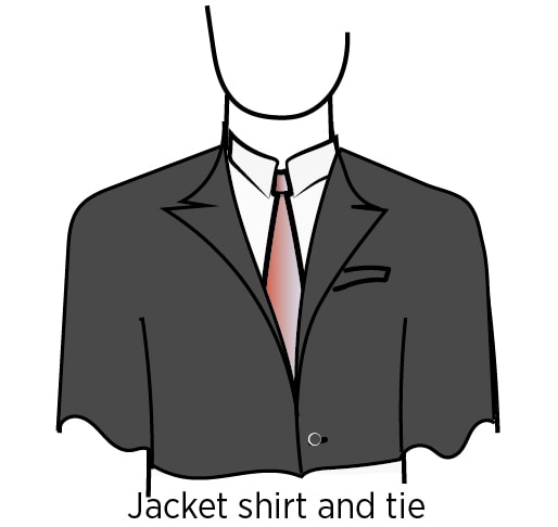 men what is good to wear for headshots jacket, shirt and tie