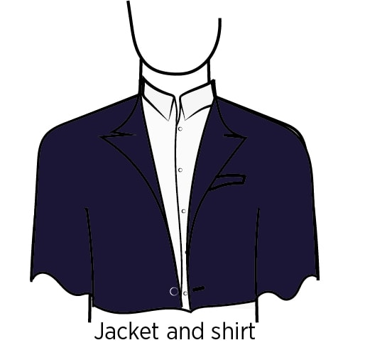 men what is good to wear for headshots jacket and shirt