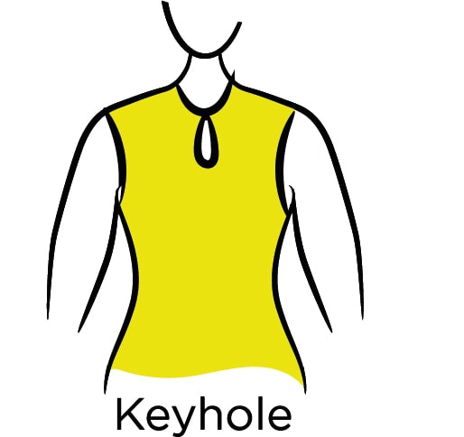 Female Women what is ok to wear for headshots Keyhole