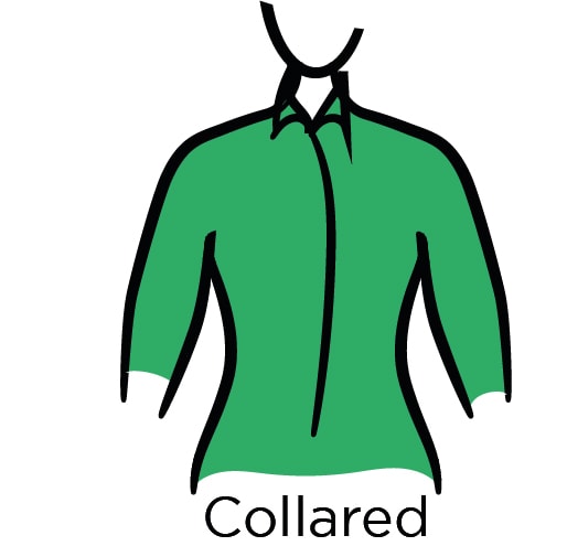Female Women what is good to wear for headshots Collared
