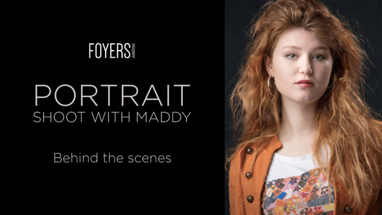 Behind the scenes – Portrait Shoot with Maddy