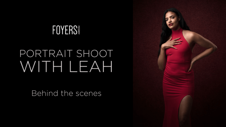 Behind the scenes – Studio Portrait Shoot with Leah