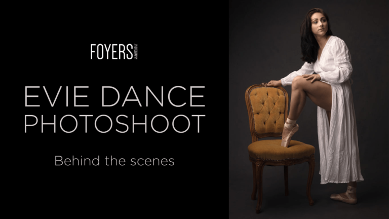 Behind the scenes – A dance  Photoshoot with Evie