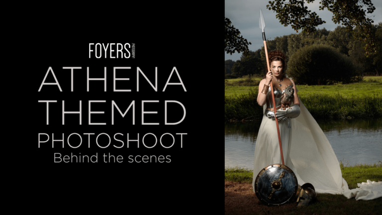 Behind the scenes – Athena themed photoshoot