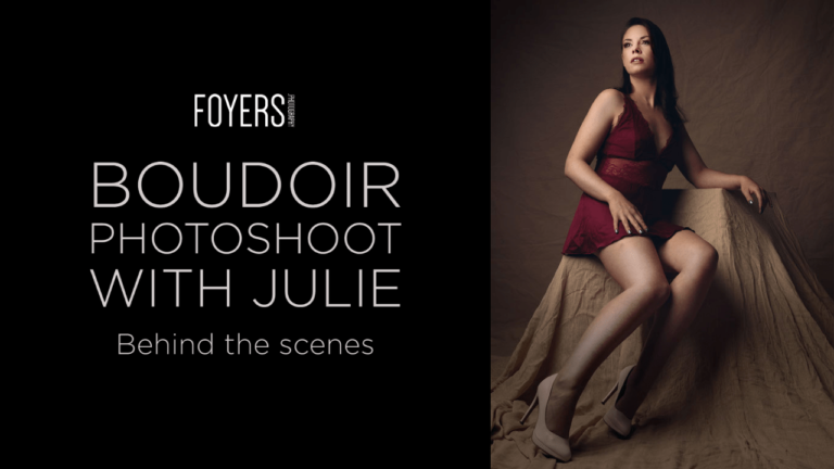 Behind the scenes – Boudoir photoshoot with Julie