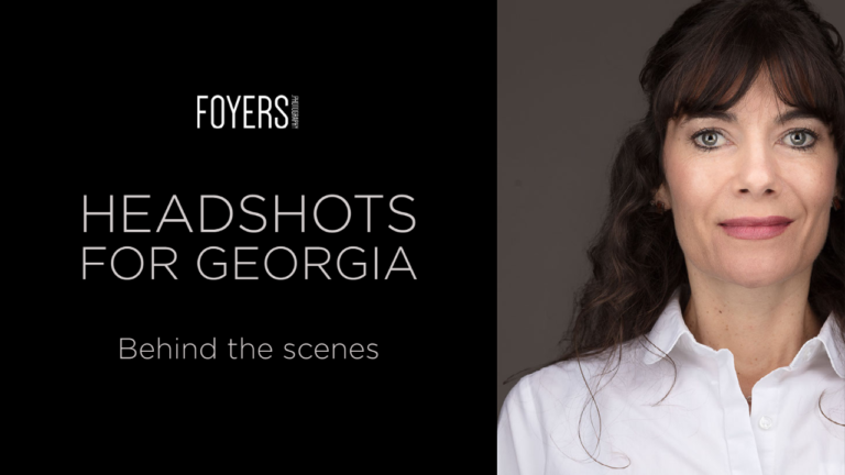 Behind the scenes – Georgia headshots