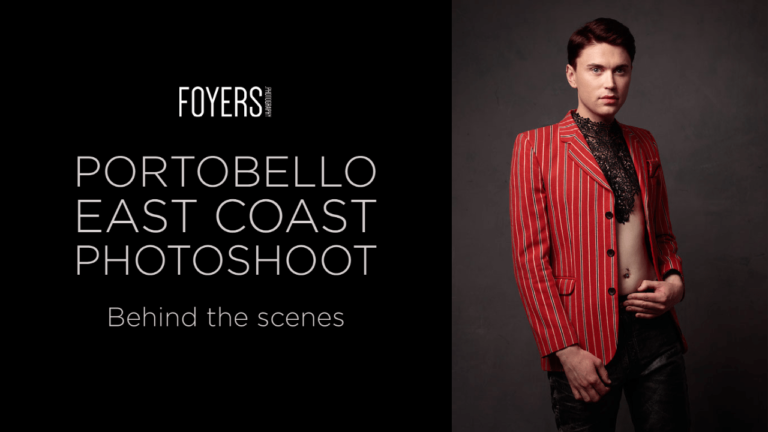 Behind the scenes – Photoshoot for Portobello East Coast