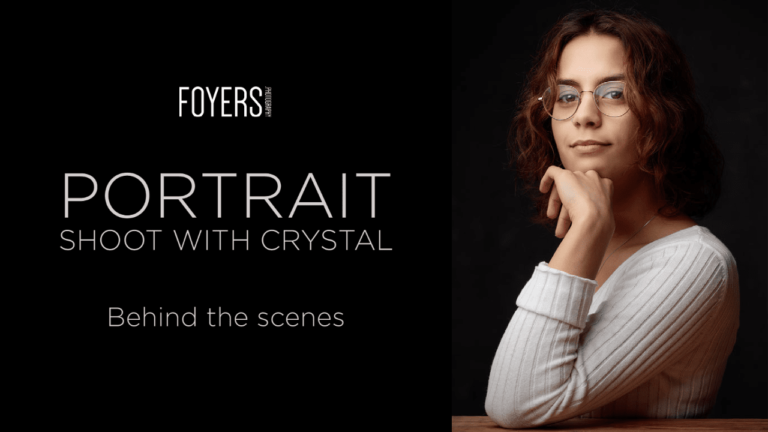 Behind the scenes – Portrait Shoot with Crystal