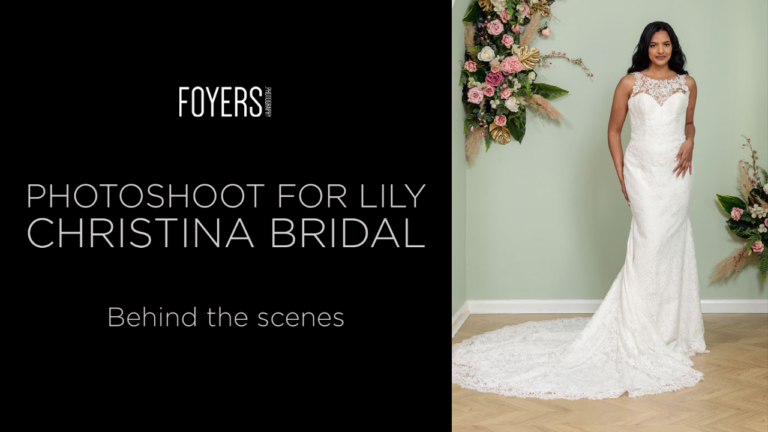 Behind the scenes – Commercial photoshoot for Lily Christina bridal collection