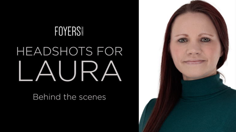 Behind the scenes – Headshots for Laura
