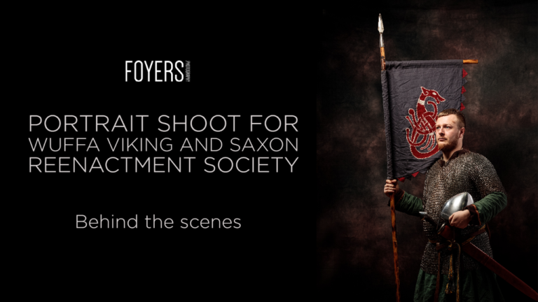 Behind the scenes – Portrait shoot for Wuffa Viking and Saxon Reenactment Society