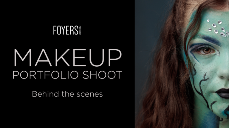 Behind the scenes – Makeup portfolio shoot for Hannah