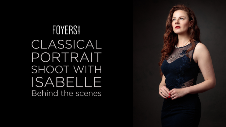 Behind the scenes – Classical portrait shoot with Isabelle