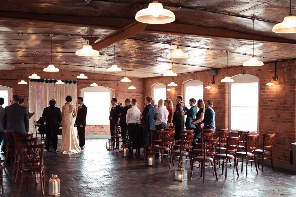 Wedding at the West Mill Wedding venue Darley Abbey Mills Foyers Photography 29