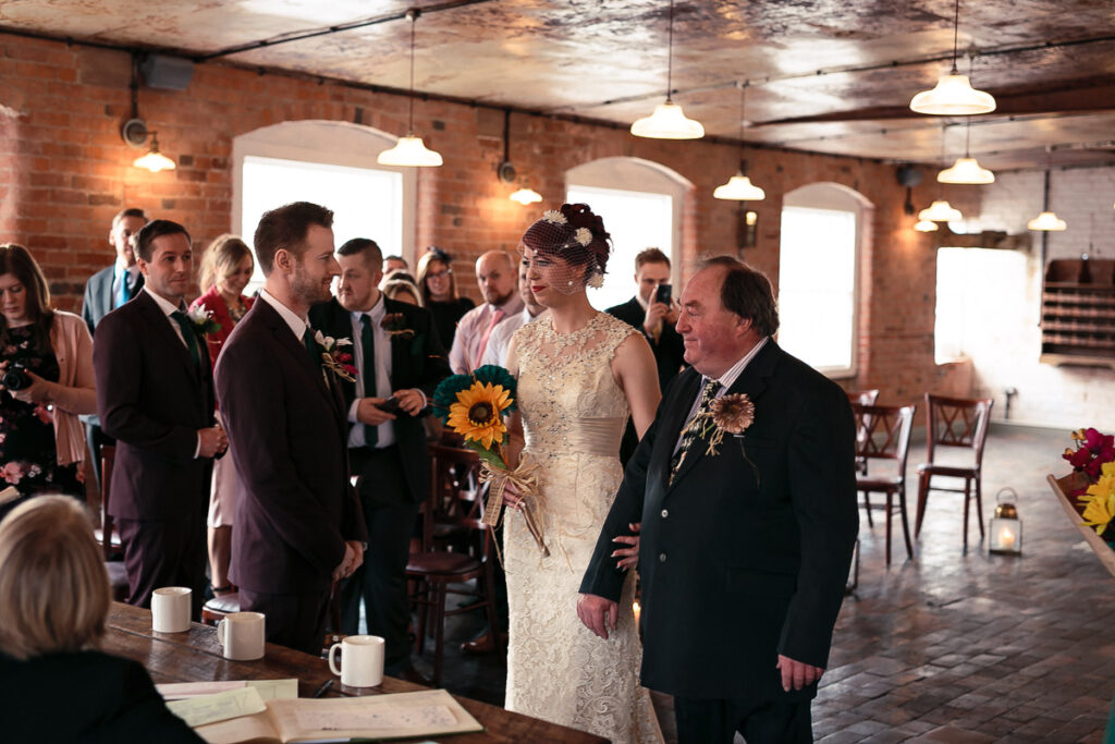 Wedding at the West Mill Wedding venue Darley Abbey Mills Foyers Photography 30