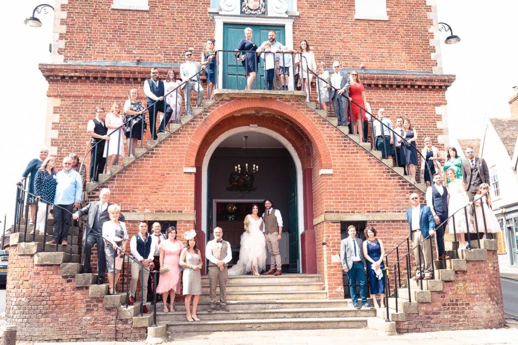 Wedding at Woodbridge Shire Hall and the Crown Suffolk Foyers Photography