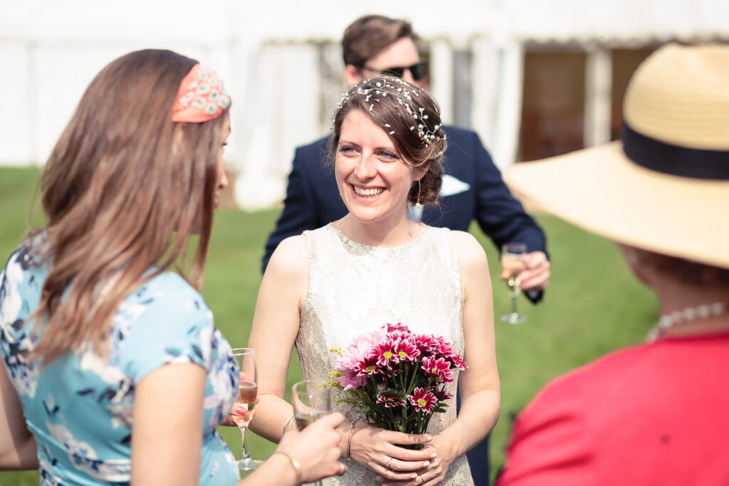 Suffolk garden party wedding Foyers Photography