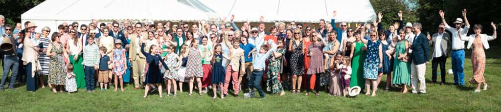 Suffolk garden party wedding Foyers Photography