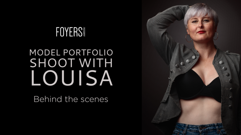 model portfolio shoot with louisa