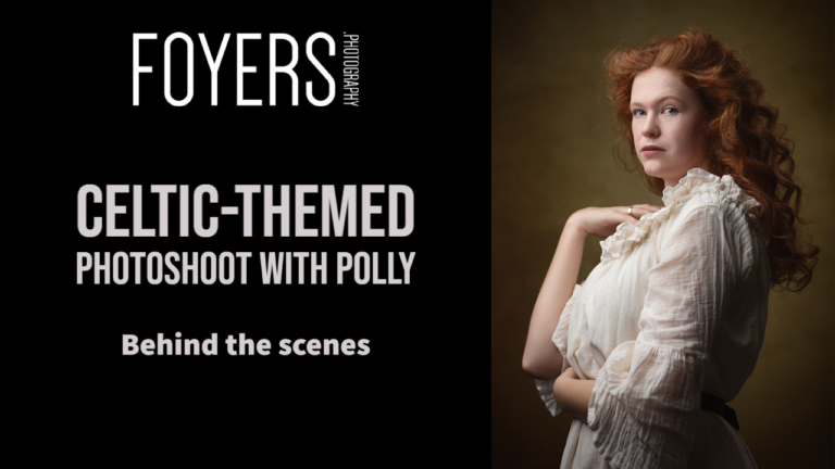 celtic themed photoshoot with polly