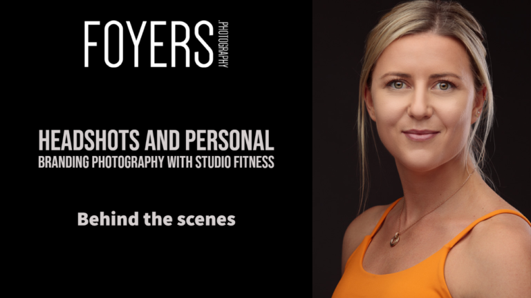 headshots and personal branding photography with bella russell hills of studio fitness