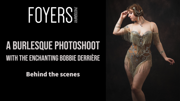a burlesque photoshoot with the enchanting bobbie derrière
