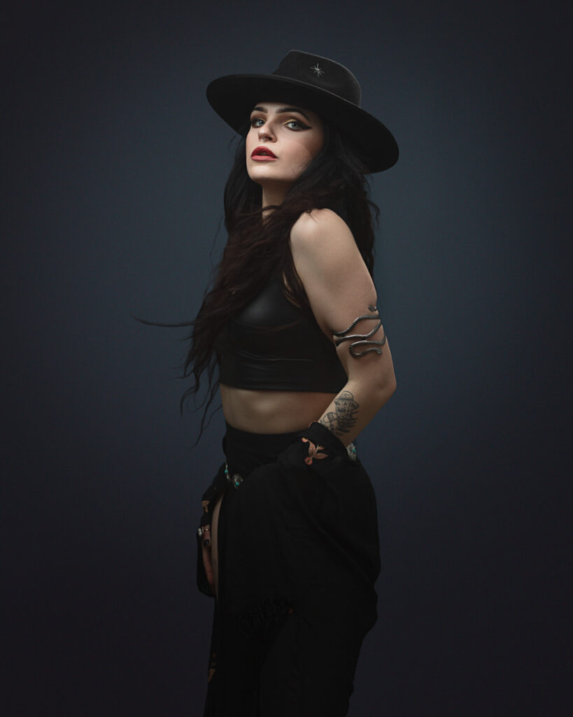 goth cowgirl 26973 foyers photography edit