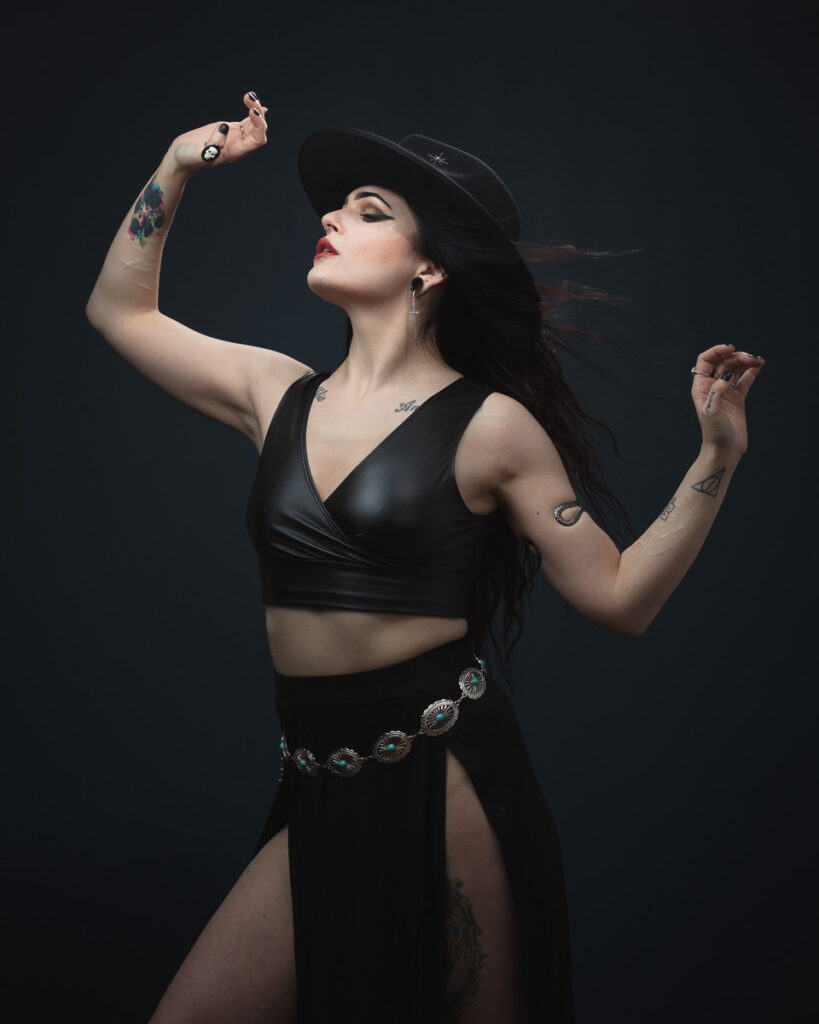 goth cowgirl 27020 foyers photography