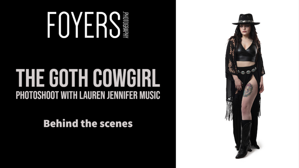 the goth cowgirl photoshoot with lauren jennifer music