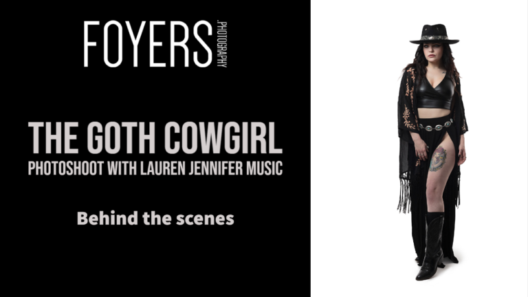 the goth cowgirl photoshoot with lauren jennifer music